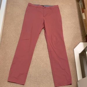 Banana Republic Aiden Chino 35X34 Santa Fe Red